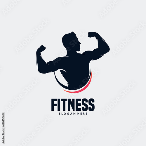 Fitness sport gym Logo design