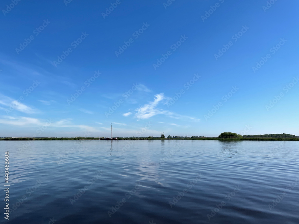 Quiet lake in Friesland