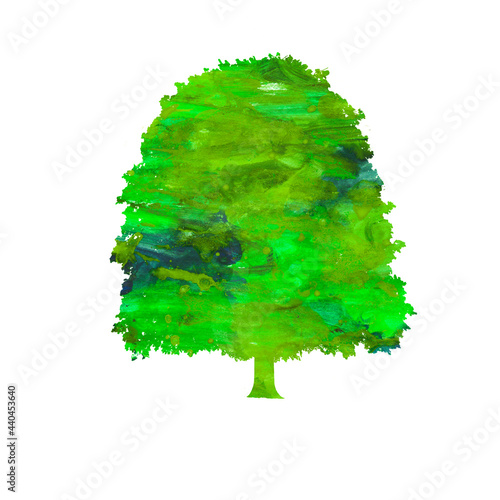 Baum in Wasserfarbe Design