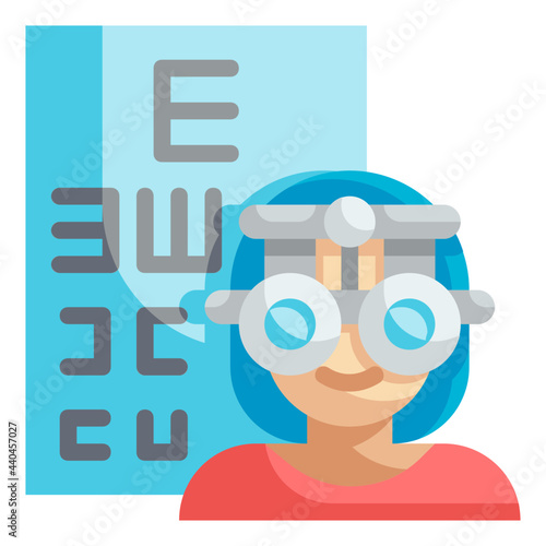 eye flat icon