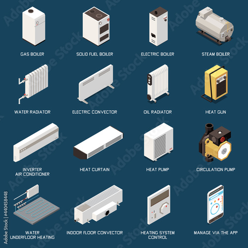 Heating System Isometric Set