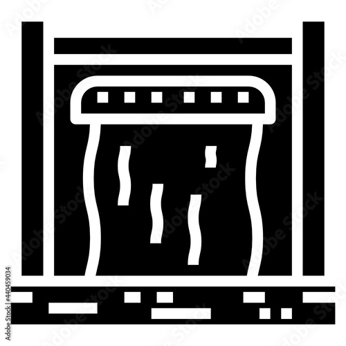 dam glyph icon