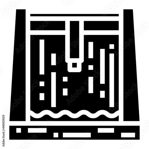 dam glyph icon
