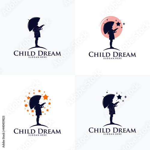 Reaching Stars Logo Design Template