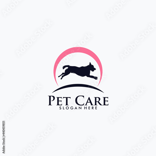 Vector Pet Shop logo design template