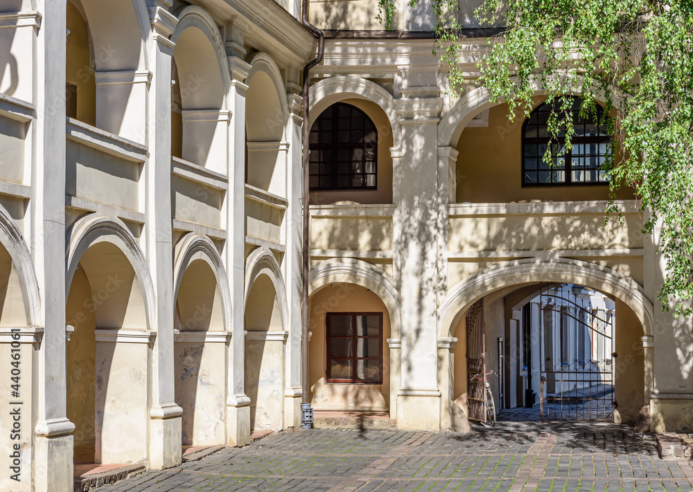 Vilnius courtyard Vilnius courtyard