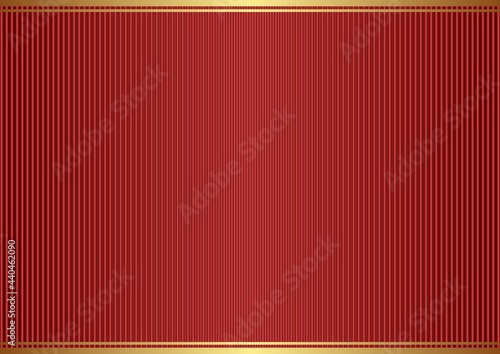 red background with lines pattern