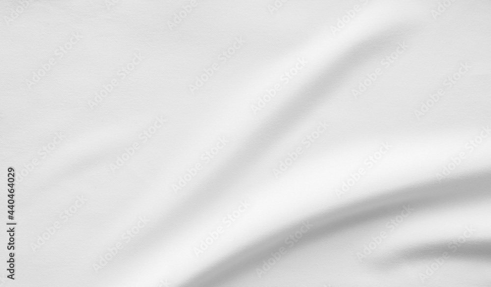 White fabric smooth texture surface background