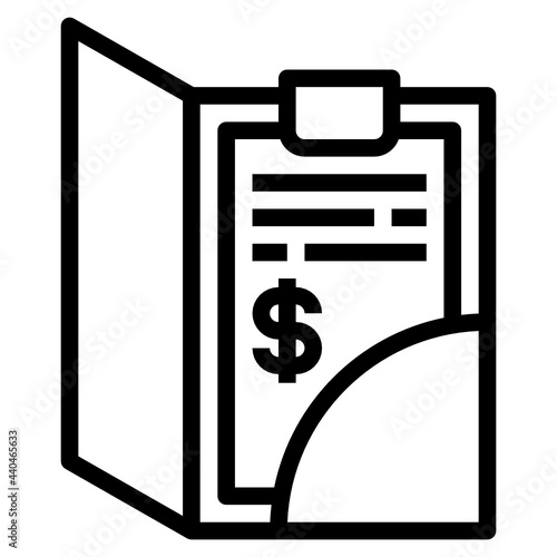 bill line icon