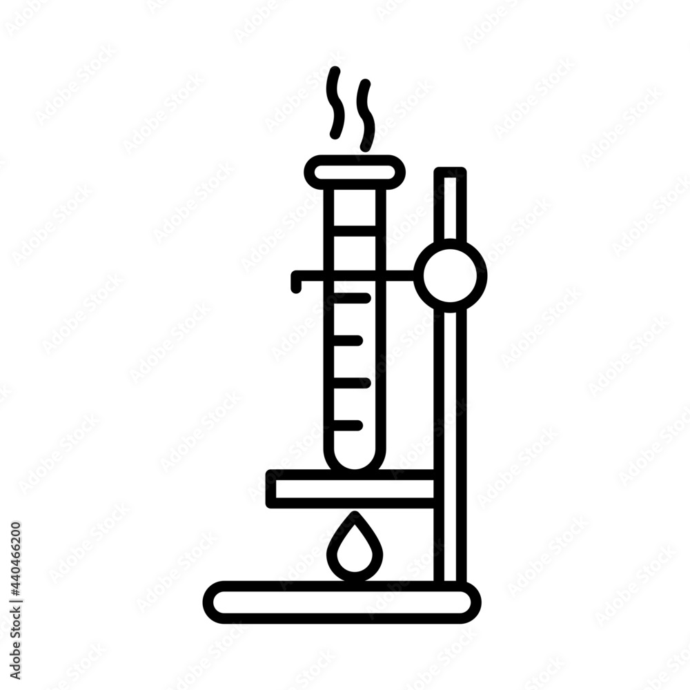 Beaker icon vector Beaker icon vector