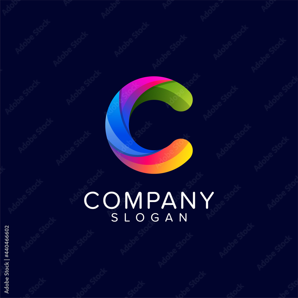 Logo template letter c Logo template letter c