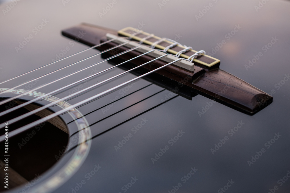 Fototapeta premium acoustic classic guitar