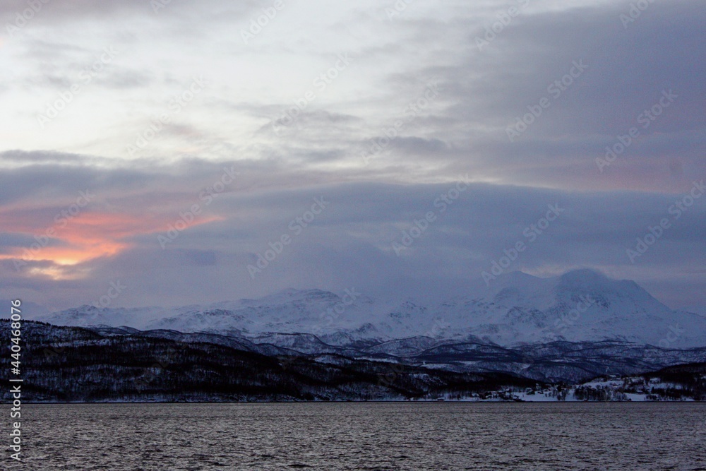 Norwegen Polarkreis im Winter