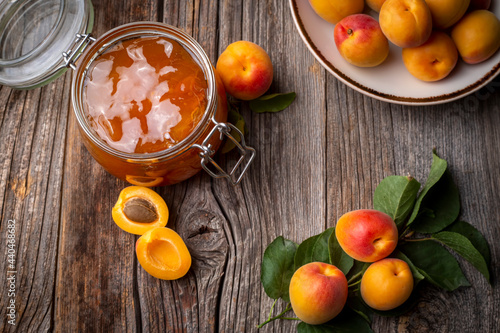 Apricot fruits and apricot ...