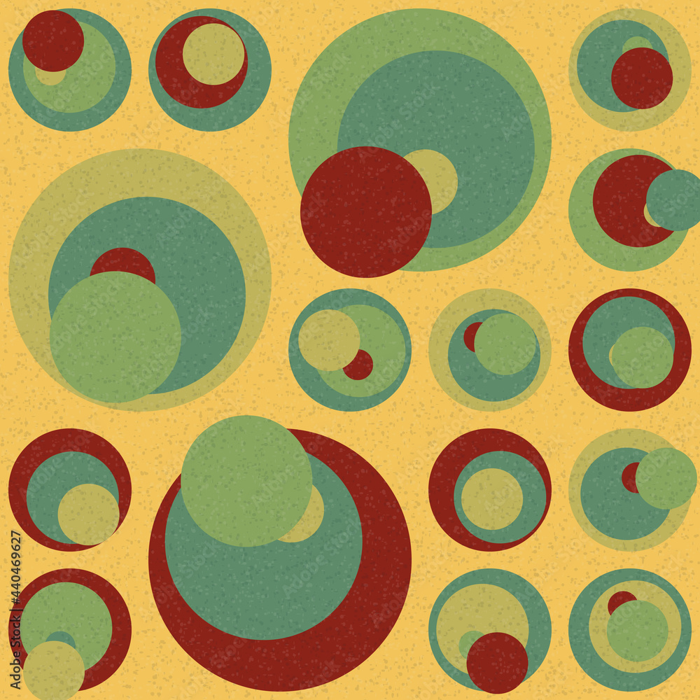 Abstract Geometric Pattern generative computational art illustration