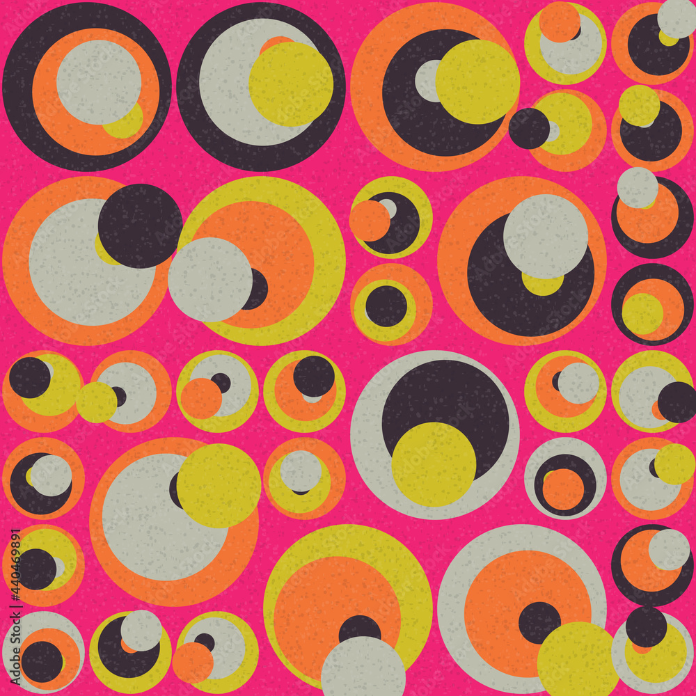 Abstract Geometric Pattern generative computational art illustration