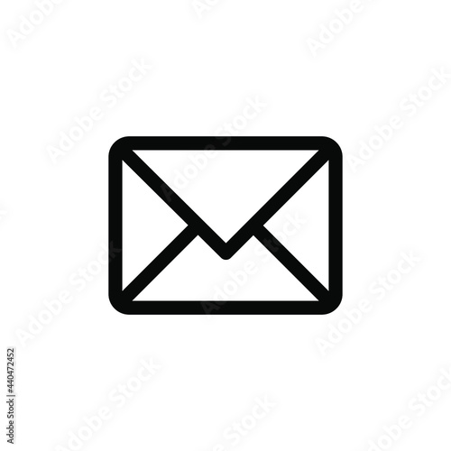 Message email icon isolated on white background. png and vector eps 10 © prabath