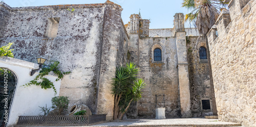 The church of Divino Salvador de Vejer de la Frontera, Cadiz, Spain, is a church located in the highest part of this town, within its old walled enclosure, declared a historical-artistic complex. photo