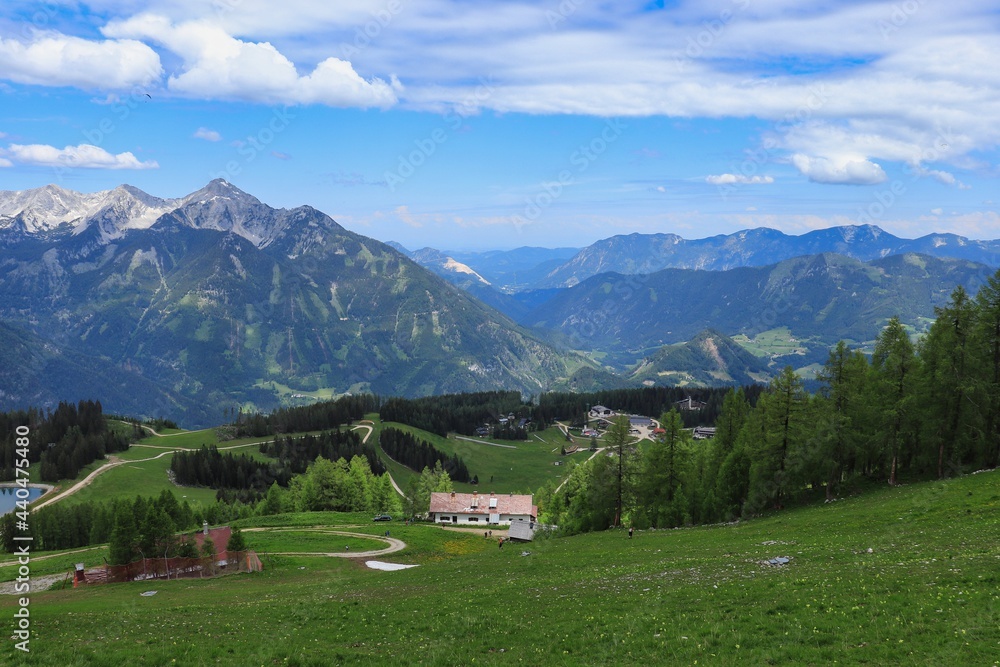 Hutterer Höss im Abstieg zu den Hutterer Böden, Österreich