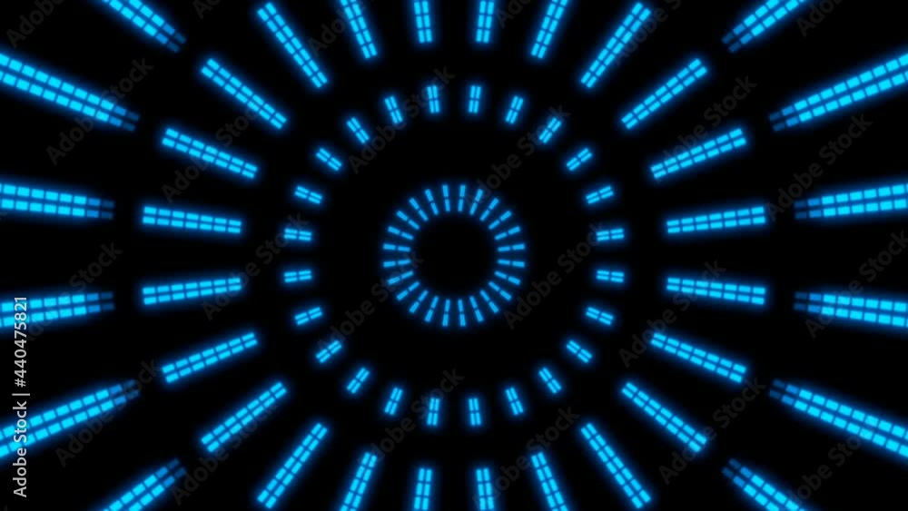blue form on black background, loop blue form on black background, loop