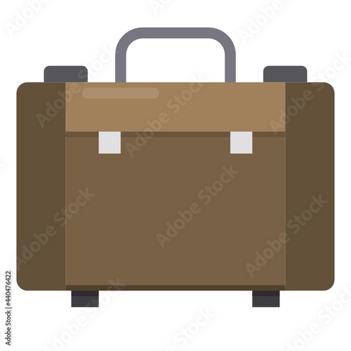 briefcase flat icon