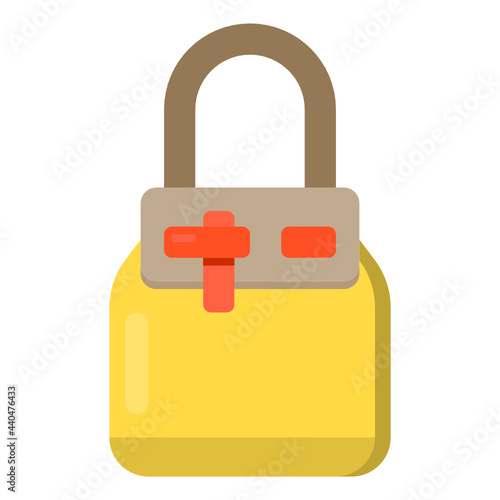 Free Download lady bag flat icon - GFXLoad