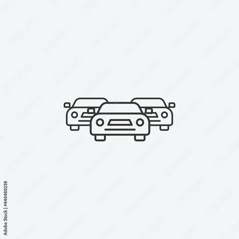 Inventory vector icon illustration sign