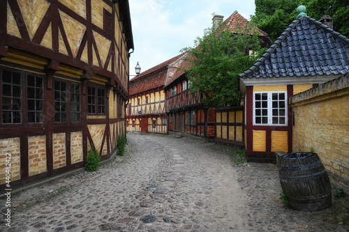 Cobbled street from the 1800s