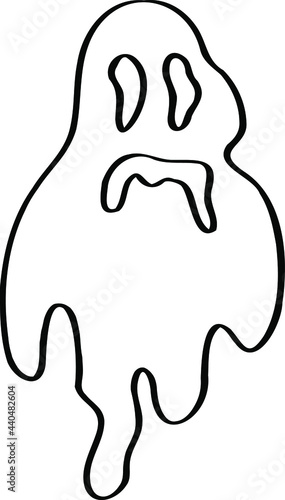 halloween specter spook vector isolated