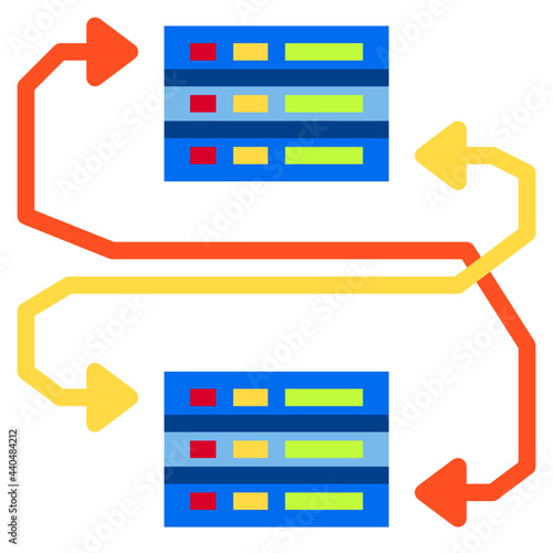 Failover flat icon