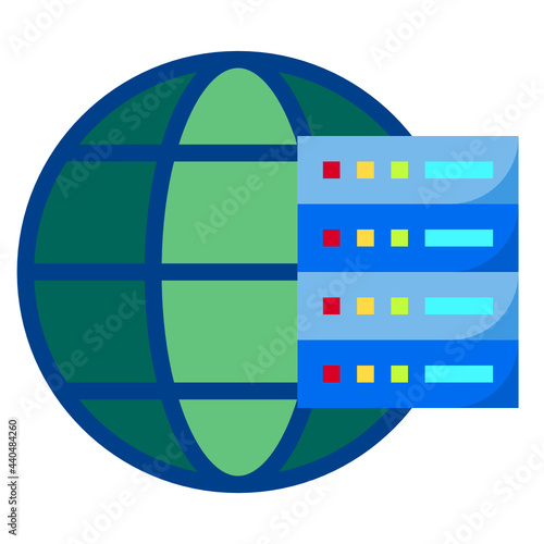 vps flat icon
