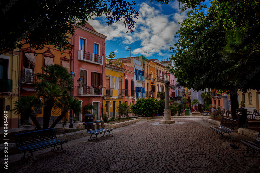 Old town in Sardinia