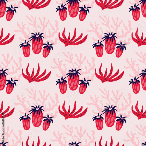 Seaweeds and corals pattern2