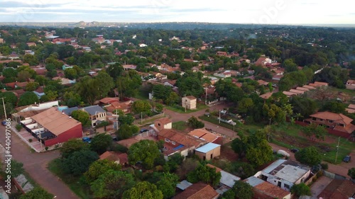 Hovering above the nemby asuncion paraguay  photo