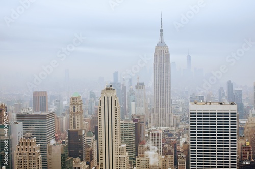Fog in New York City, United States of America