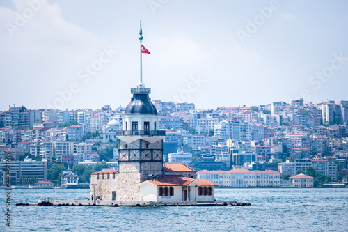 Photos Istanbul, Turkey - June 2021: 
The Maiden's Tower in Istanbul