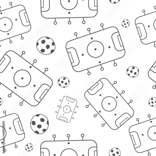 table soccer. table football seamless pattern.