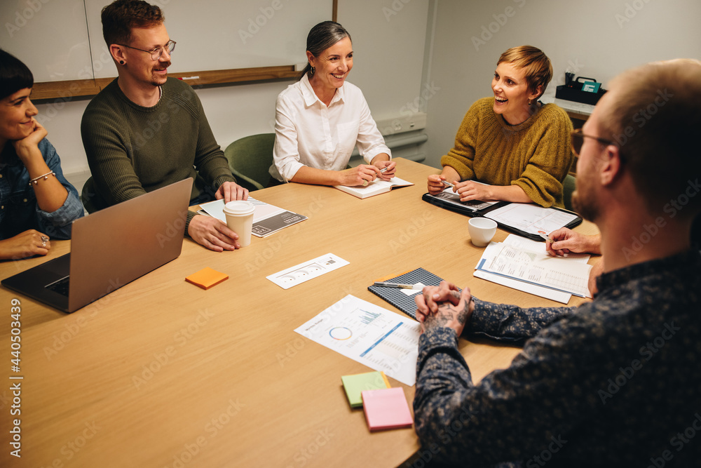 Business professionals in meeting room Business professionals in meeting room