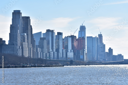 Manhattan View from Hudson River, New York, United States of America photo
