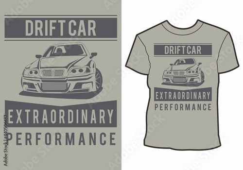 drift car,car t shirt design