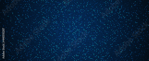 Digital technology background. Digital data square blue pattern pixel background photo