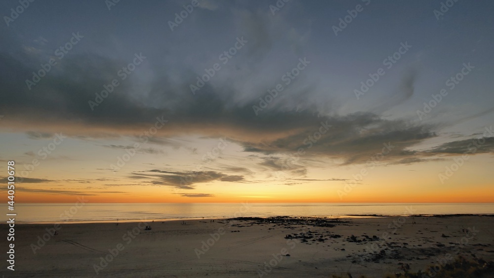 Dusk at Cable Beach South in Broome, Western Australia Dusk at Cable Beach South in Broome, Western Australia
