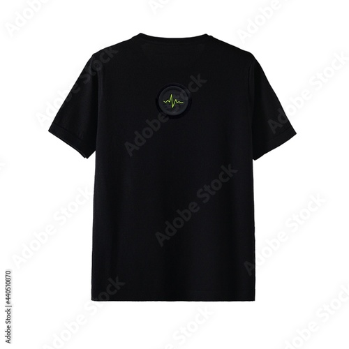 black t shirt impulso logo