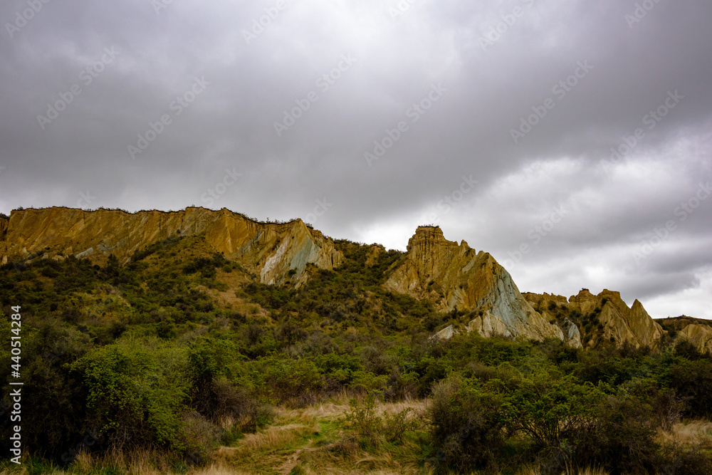 New Zealand's Clay Cliffs, Omarama South Island