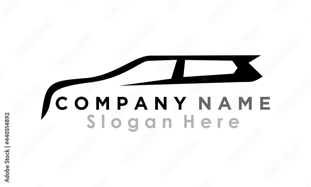 SUV sport car vector logo SUV sport car vector logo