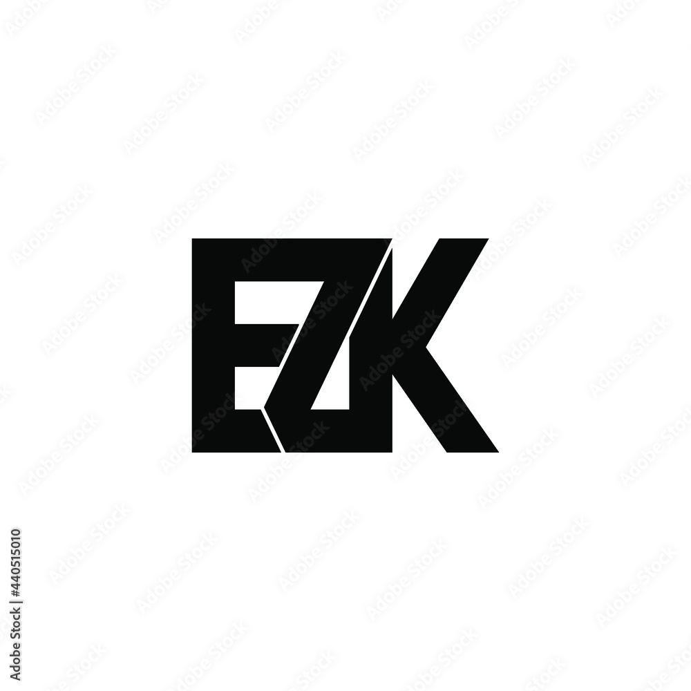 ezk letter original monogram logo design ezk letter original monogram logo design
