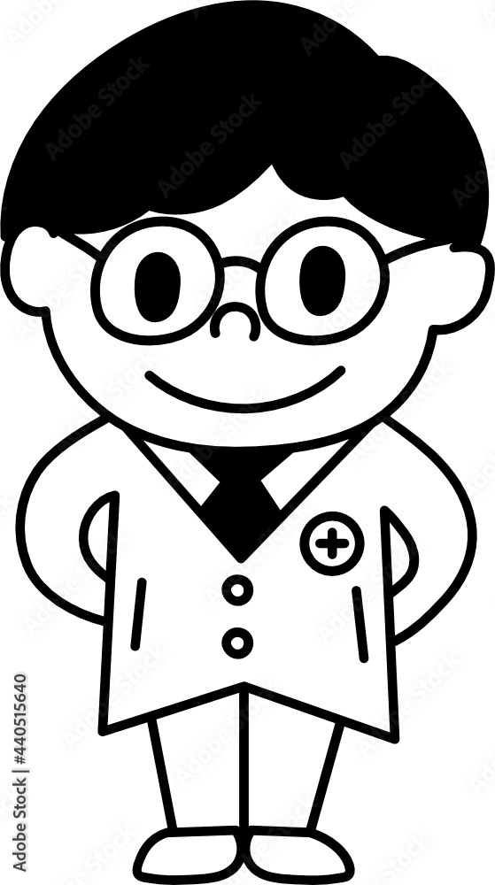 doctor doodle icon