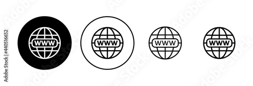 Web icon set. go to web icon. web click icon
