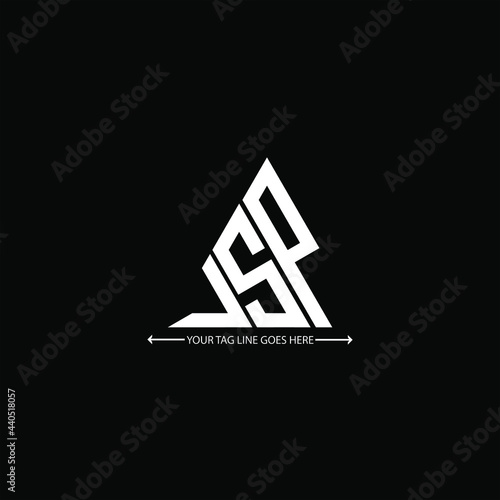 jsp letter logo creative design. jsp unique design

 photo