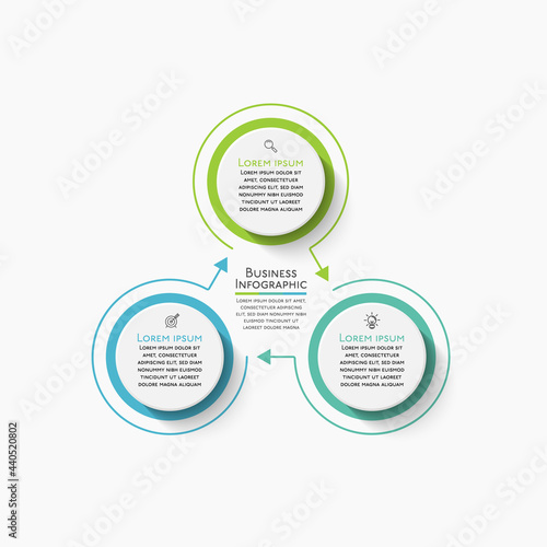 Business circle. timeline infographic icons designed for abstract background template milestone element modern diagram process technology digital marketing data presentation chart Vector